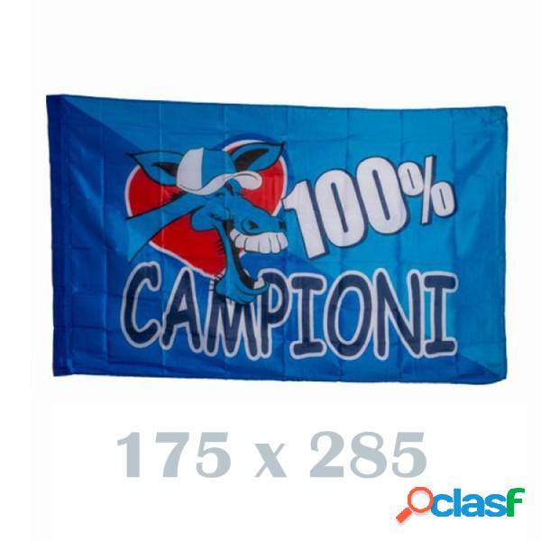 Trade Shop - Bandiera Napoli 175x285 100% Campioni