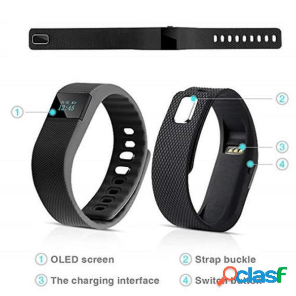 Trade Shop - Braccialetto Smartwatch Fitness Bluetooth