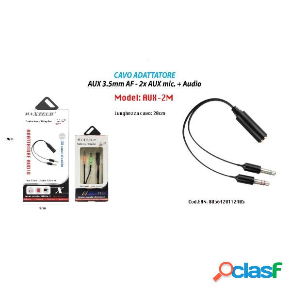 Trade Shop - Cavo Adattatore Audio Aux 3.5mm Femmina A