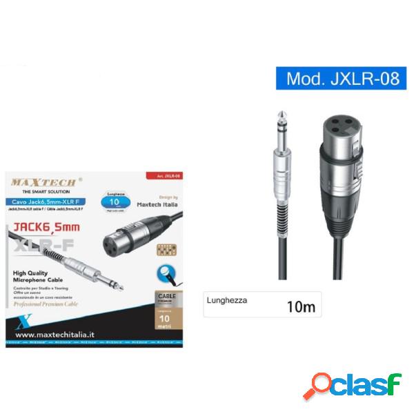 Trade Shop - Cavo Jack 6.5mm A Xlr Femmina Audio Prolunga