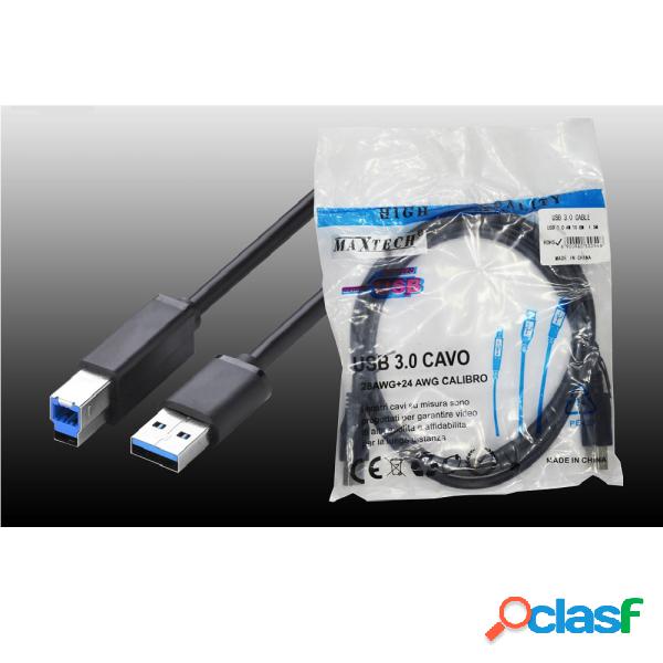 Trade Shop - Cavo Stampante Usb 3.0 Tipo A Maschio Usb 3.0