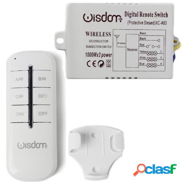 Trade Shop - Centralina 3 Canali + Telecomando Wireless