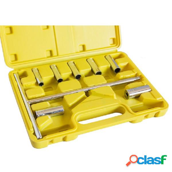 Trade Shop - Chiave A T Esagonali Kit 7 Pz Bussole Valigetta