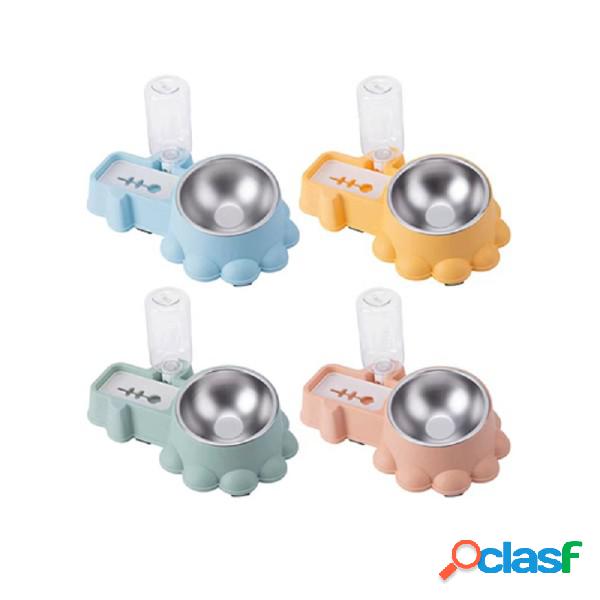 Trade Shop - Ciotola Doppio Corpo Combo Per Cibo Acqua