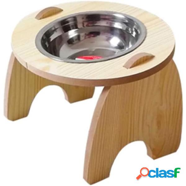Trade Shop - Ciotola Singola Rialzata Per Cani Gatti Con