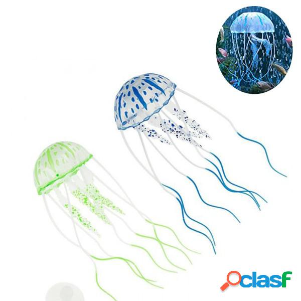 Trade Shop - Decorazione Medusa In Silicone Per Acquario