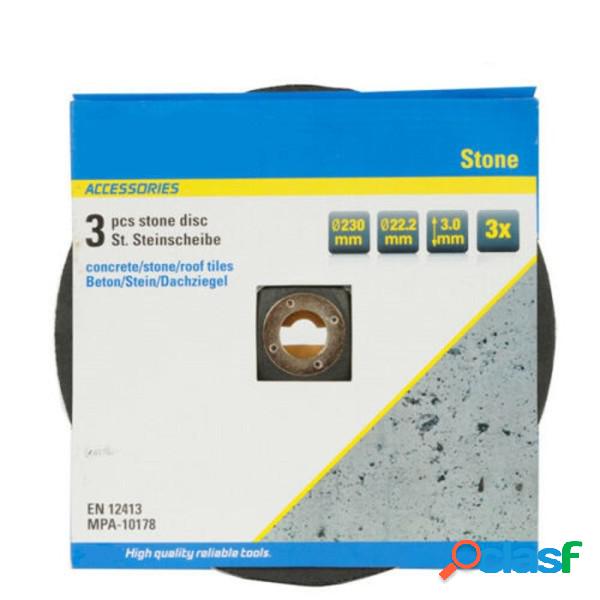 Trade Shop - Disco Flex Per Pietra Set Da 3 Pezzi Dischi
