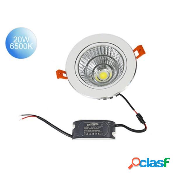 Trade Shop - Faretto Incasso Led Cob 20 W Luce Fredda Calda