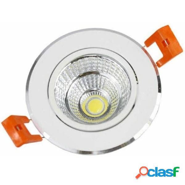 Trade Shop - Faretto Incasso Led Cob 7 Watt Luce Fredda