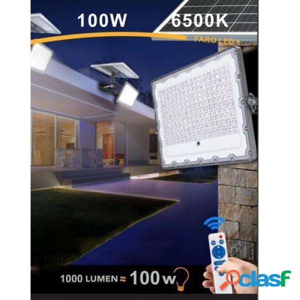 Trade Shop - Faro Led 100 Watt Crepuscolare Pannello Energia