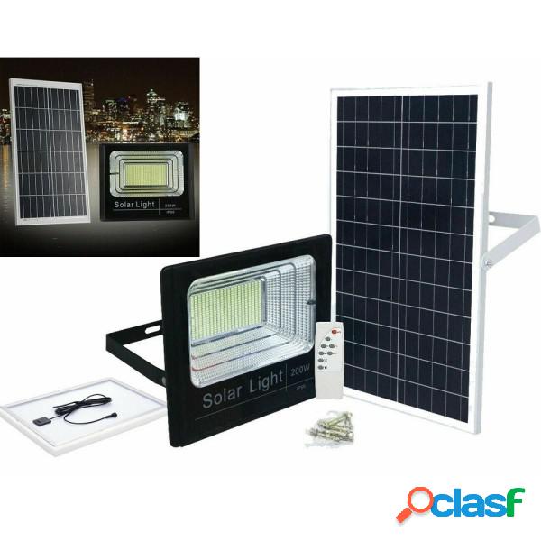 Trade Shop - Faro Led Con Pannello Solare Faretto