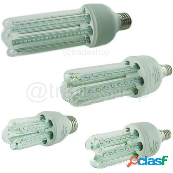 Trade Shop - Kit 4 Lampadine Led Attacco E27 9w Faretto Luce