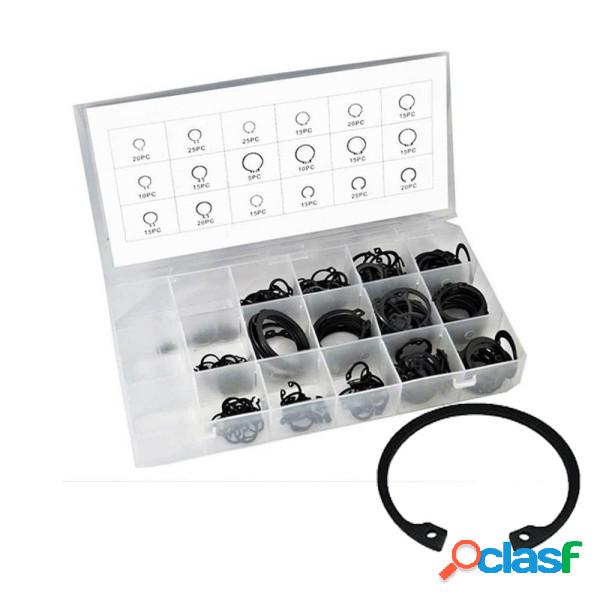 Trade Shop - Kit Anelli Elastici Seeger Set Box Da 300 Pz