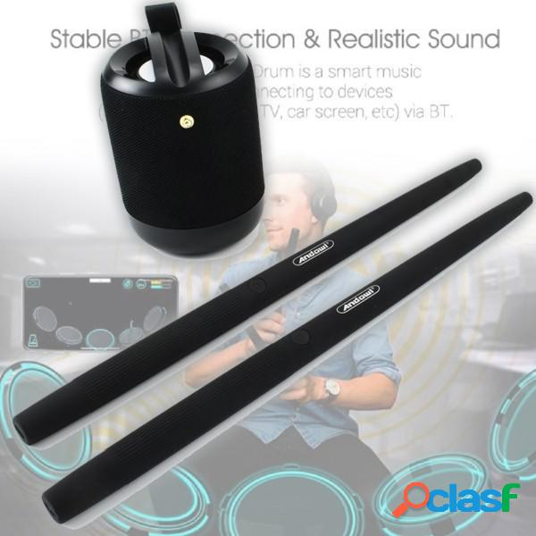 Trade Shop - Kit Batteria Wireless Virtuale Q-gu2 Bacchette