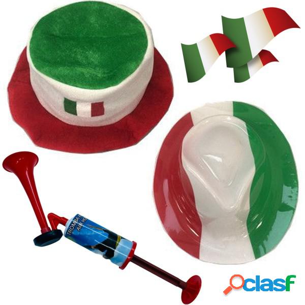Trade Shop - Kit Set Completo Tifoso Italia 2 Cappello 1