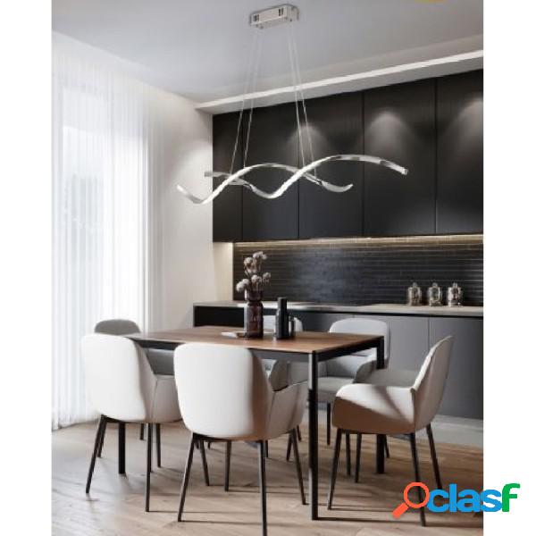 Trade Shop - Lampadario Soffitto Led Moderno Onde