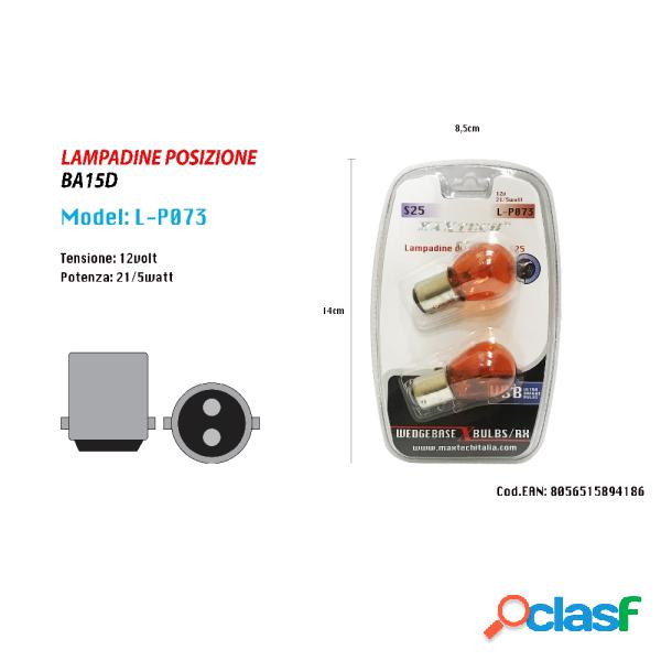 Trade Shop - Lampadine Di Posizione 12v 21/5 Watt S25