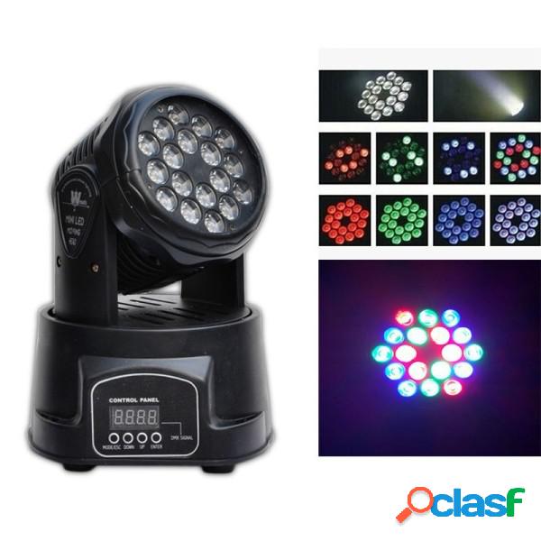 Trade Shop - Led Mini Moving Head Light Luce 18x3w Raggio