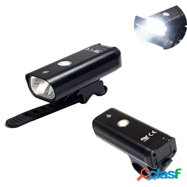 Trade Shop - Luce Anteriore Led Cob Ricaricabile Usb Bici