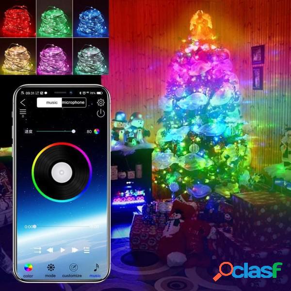 Trade Shop - Luci Natalizie A Strisce Led App 10mt Usb