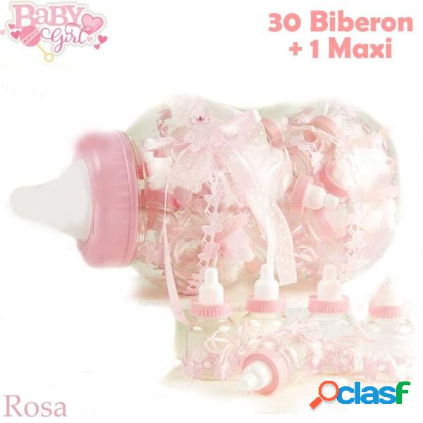 Trade Shop - Maxi Biberon Porta Confetti Rosa Idea Nascita