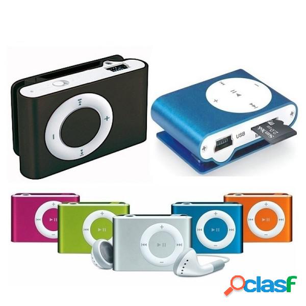 Trade Shop - Mini Lettore Mp3 Player Clip Usb Supporta 32gb