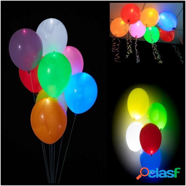 Trade Shop - Palloncini Luminosi 30 Cm Colorati Confezione