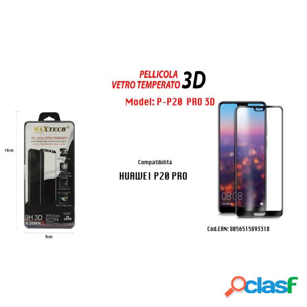 Trade Shop - Pellicola Vetro Temperato 3d Huawei P20 Pro