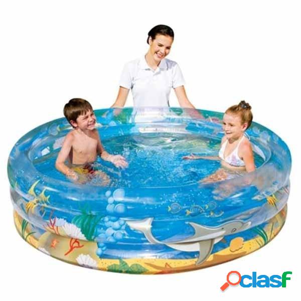 Trade Shop - Piscina Gonfiabile Per Bambini Trasparente Sea