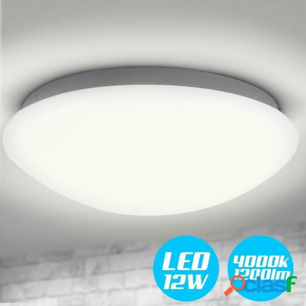 Trade Shop - Plafoniera Led Rotonda 12 W Luce Bianca 4000k