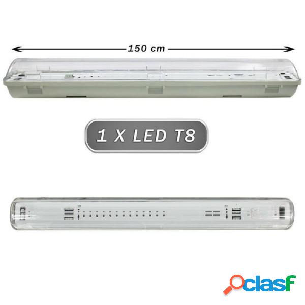 Trade Shop - Plafoniera Stagna 1 Neon Led Tubo T8 G13 Da