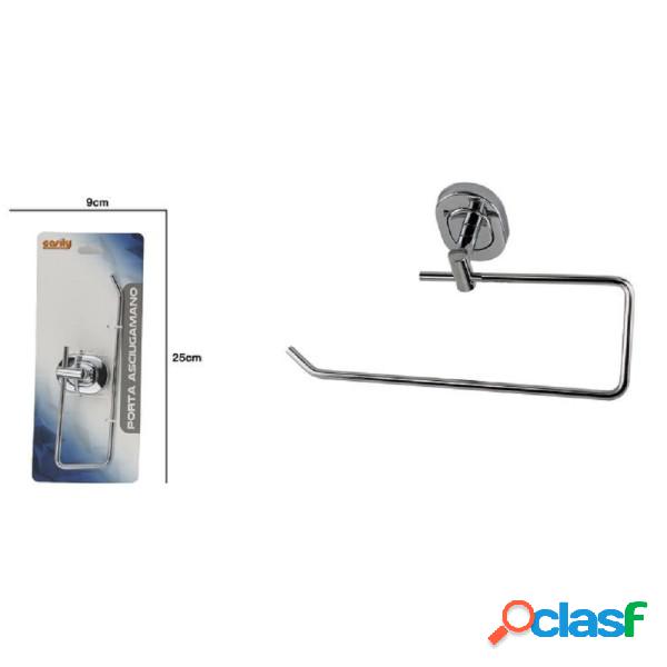 Trade Shop - Porta Asciugamano Bagno Wc Toilette In Acciaio