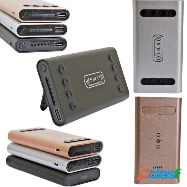 Trade Shop - Power Bank 5 In 1 Caricatore Wireless Senza