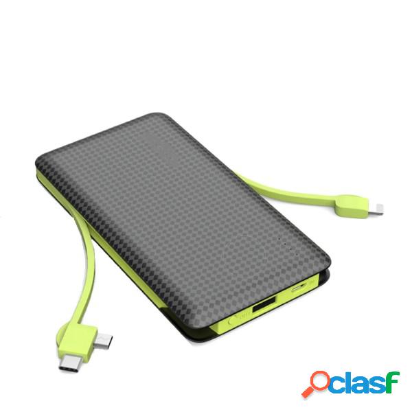 Trade Shop - Powerbank 10000mah Q-a134 2 Cavi Connettori