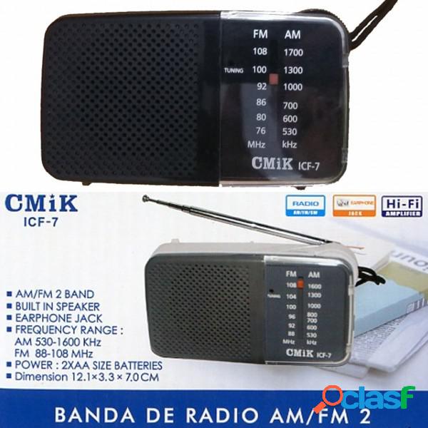 Trade Shop - Radio Multibanda Digitale Sveglia Portatile