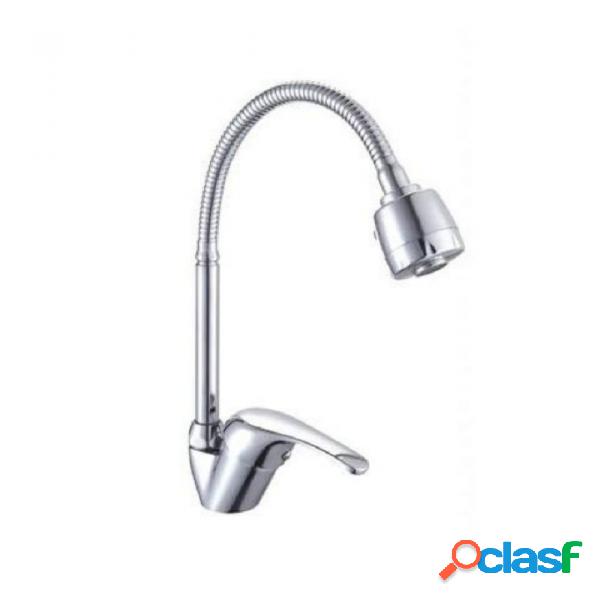 Trade Shop - Rubinetto Miscelatore Per Cucina Canna Alta