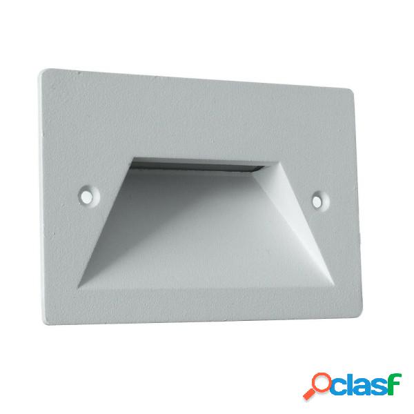 Trade Shop - Segnapasso A Led 3w Faretto Applique Bianco