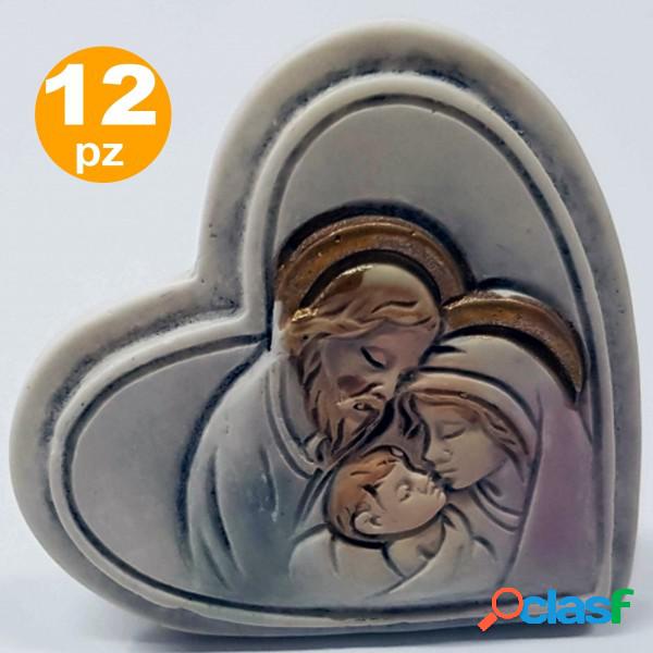 Trade Shop - Set 12 Bomboniere Cuore Nativita Giuseppe