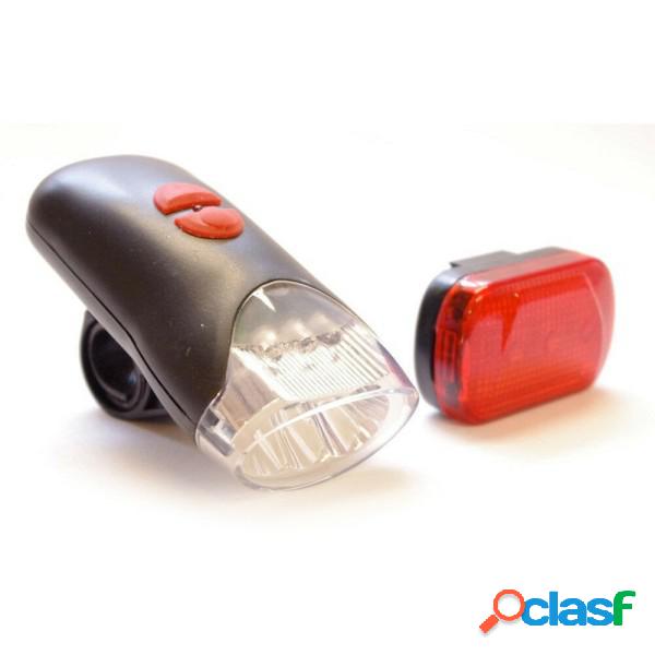 Trade Shop - Set 2 Pezzi Luci Per Bici Bicicletta A Led