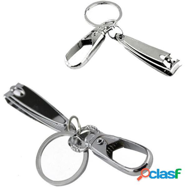 Trade Shop - Set 2pz. Portachiavi Con Tagliaunghie Lima Con