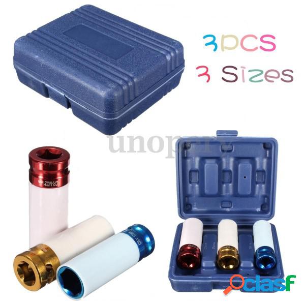 Trade Shop - Set 3 Chiavi A Bussola Per Dadi Cerchio Ruote
