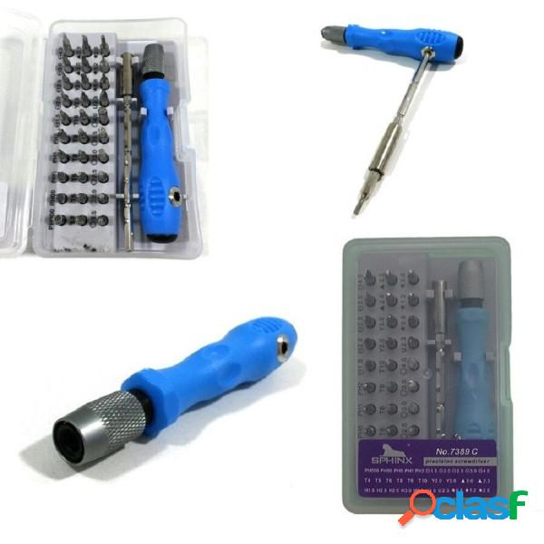 Trade Shop - Set 32 In 1 Punte Di Precisione Cacciaviti Torx