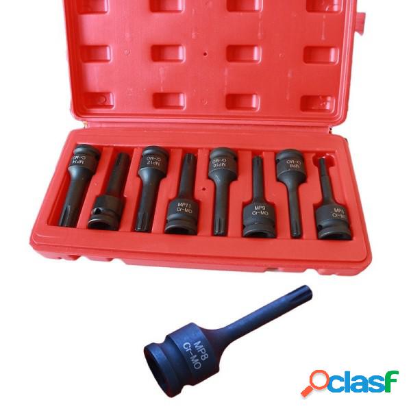Trade Shop - Set Chiavi Bussola Ad Impatto 1/2 Attacco Mp 8