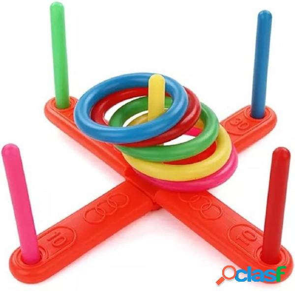 Trade Shop - Set Funny Hoop Lancio Anello Plastica