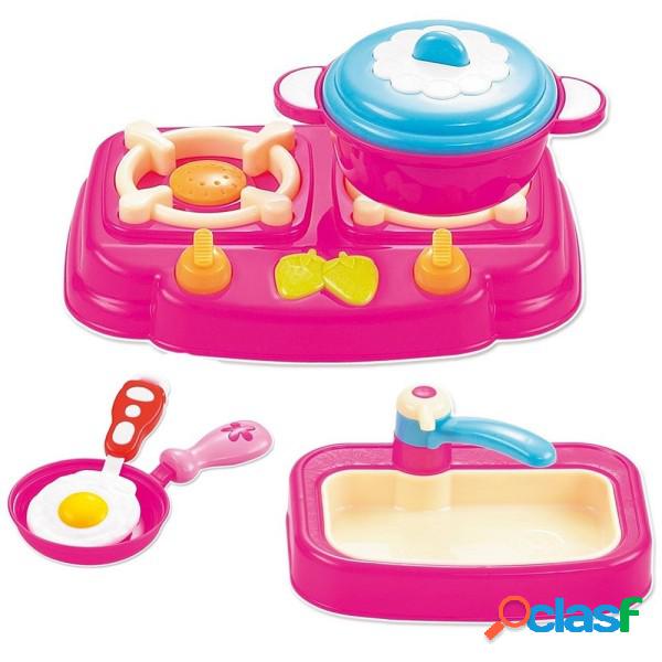 Trade Shop - Set Gioco Piccoli Chef Con Fornello Lavandino