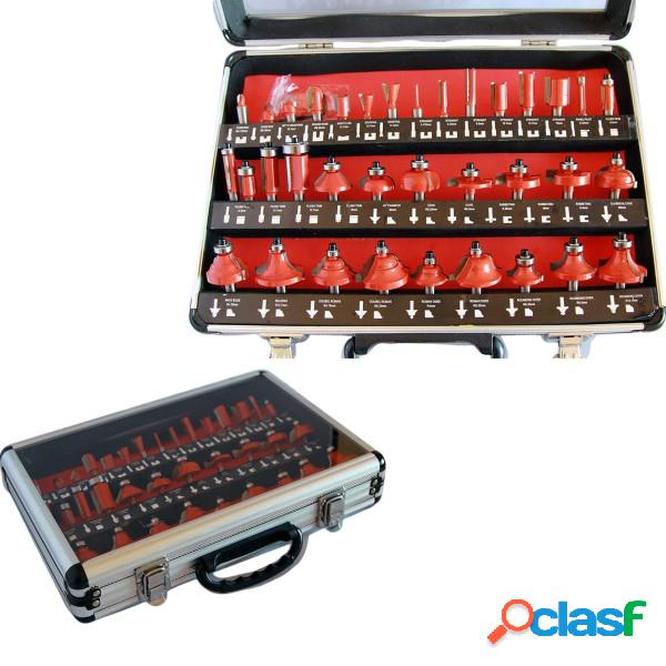 Trade Shop - Set Kit 35 Pezzi Frese Per Legno Per Pantografo