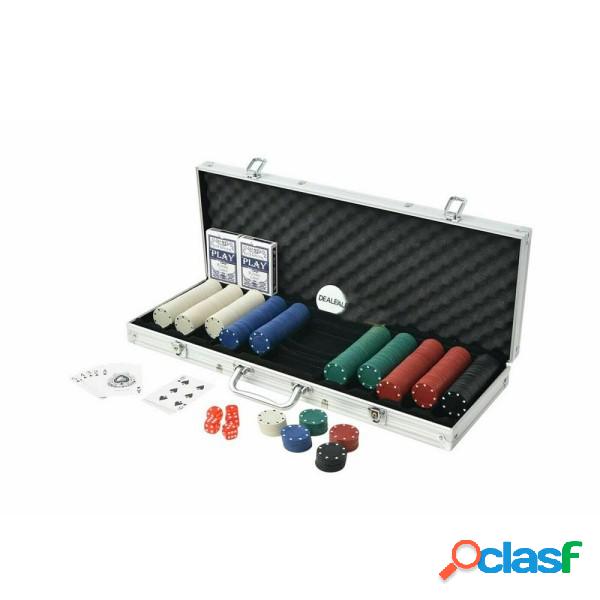 Trade Shop - Set Poker 500 Fiches Chips 2 Mazzi Carte