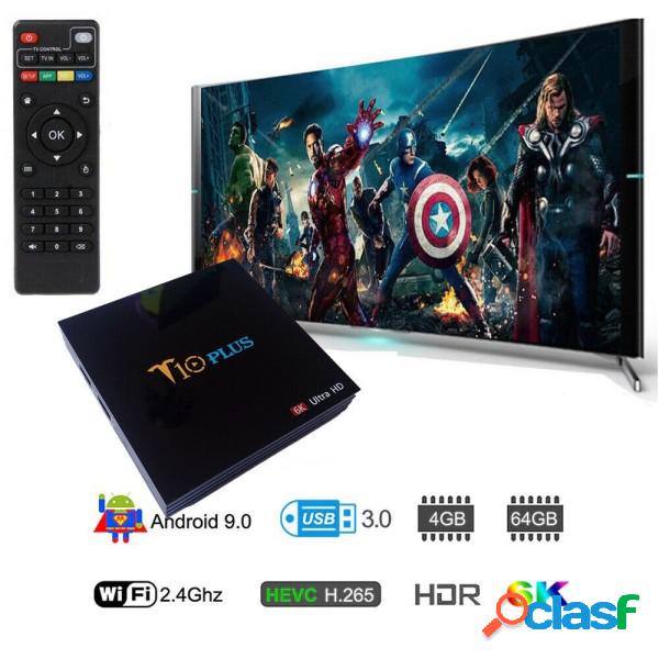 Trade Shop - Smart Tv Box T10 Plus Android 9 4gb Ram 64gb 4k