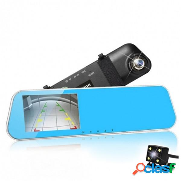 Trade Shop - Specchietto Retrovisore Dvr Monitor Hd 4.3" Lcd