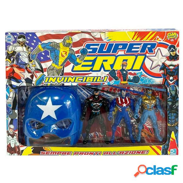 Trade Shop - Super Eroi Invincibili Più Maschera Serie Di